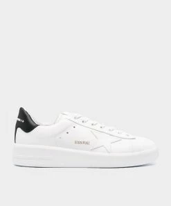 Golden Goose Pure-Star White And Black Men Sneaker