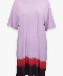 Raquel Allegra Purple Horizon Jersey T-Shirt Dress Just In