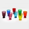 La DoubleJ Housewives Rainbow Glasses - Set Of 8