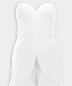 ALEXIS Rare Romper In Alabaster