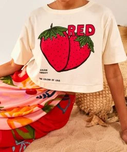 FARM Rio Featured Designers Red Color Therapy T-Shirt