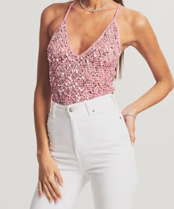 Retrofete Molly Top In Light Pink Just In