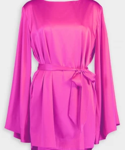 Retrofete Ophelia Dress In Neon Pink