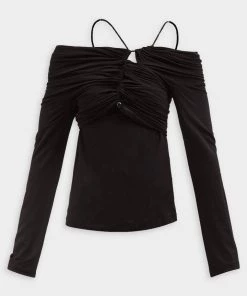 Palmer//Harding Reunion Jersey Top In Black Just In