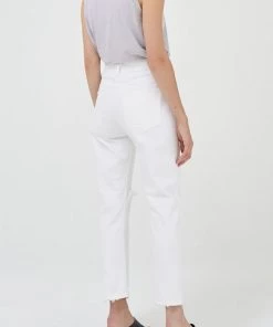 AGOLDE Riley High Rise Straight Crop In Slant Just In