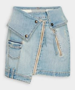 Retrofete Rumor Skirt In Porcelain Blue Just In