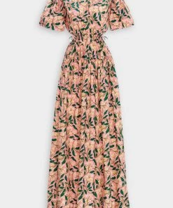 Agua By Agua Bendita Samba Dos Gardenias Rosa Maxi Dress Just In