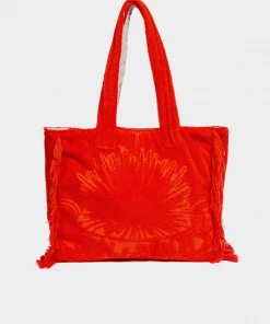 Sun Of A Beach Bags & Accessories Terry Tote Beach Bag In Just Orange