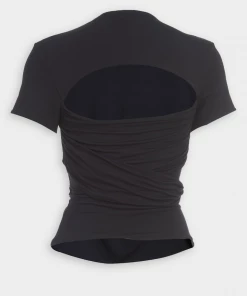 SER.O.YA Stella T-Shirt In Black Just In