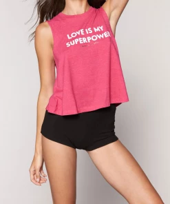 Spiritual Gangster Just In Super Power Crop Tank In DRF