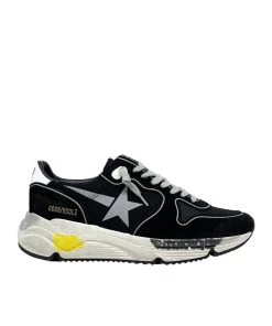 Golden Goose Running Black Lycra Men Sneaker Just In