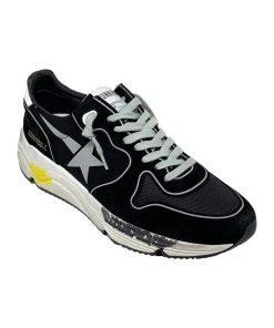 Golden Goose Running Black Lycra Men Sneaker Just In