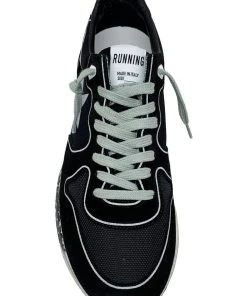 Golden Goose Running Black Lycra Men Sneaker Just In