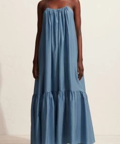 Matteau Single Tier Sundress In Hydra
