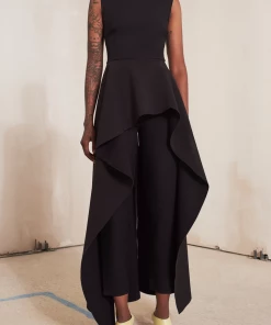 Solace London Soraya Jumpsuit In Black