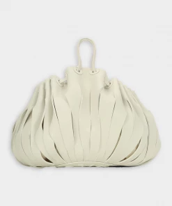 Simon Miller Vegan Scrunch Bag In Macadamia Just In