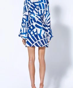 ALEXIS Spring Dress In Royal Blue Just In