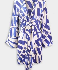 ALEXIS Spring Dress In Royal Blue Just In