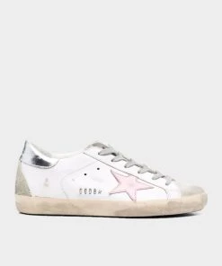 Golden Goose Super-Star Light Pink Star White Leather Sneaker Just In