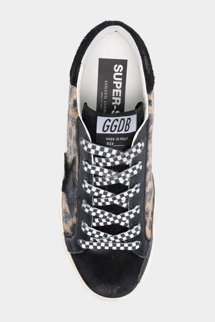 Golden Goose Just In Super-Star Swarovski Crystals Leopard Print Sneaker 4 Golden Goose Just In Super-Star Swarovski Crystals Leopard Print Sneaker