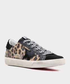 Golden Goose Just In Super-Star Swarovski Crystals Leopard Print Sneaker
