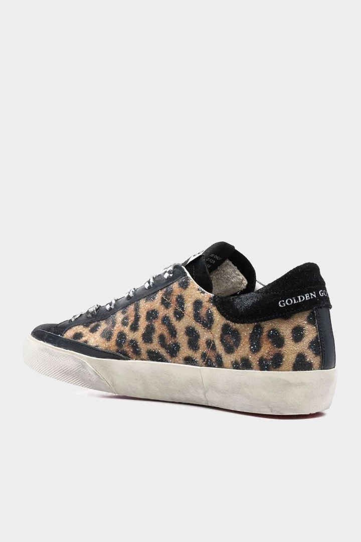 Golden Goose Just In Super-Star Swarovski Crystals Leopard Print Sneaker 3 Golden Goose Just In Super-Star Swarovski Crystals Leopard Print Sneaker