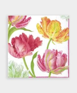Caspari Just In Tulip Dance Paper Luncheon Napkins