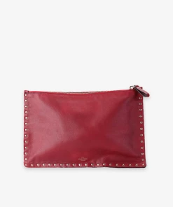 Olivia Vintage Valentino Red Camo Print Pouche