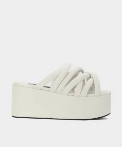 Simon Miller Vegan Maze Platform In Macadamia