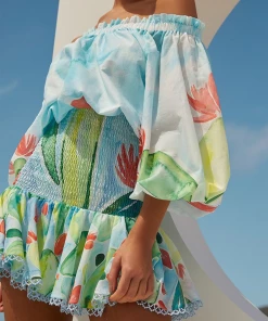 Charo Ruiz Just In Vera Short Dress In Barbary Print