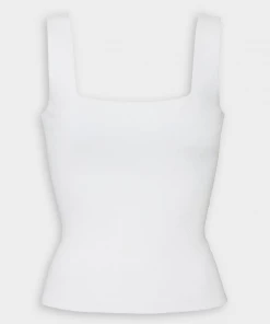 Vince. Square Front Cami In Off-White