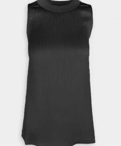 Vince. Rib Trim Tie Back Camisole In Black