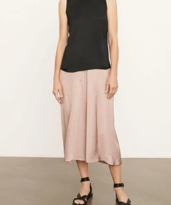 Vince. Rib Trim Tie Back Camisole In Black