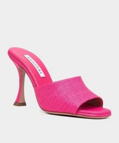 Aquazzura Violette Mule 95 In Pink Just In