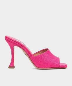 Aquazzura Violette Mule 95 In Pink Just In