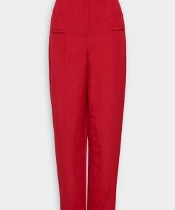 Aje. Vortex Panelled Pant In Scarlet Red Just In