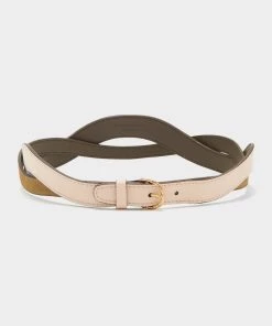 Ulla Johnson Wave Belt In Beech Colorblock